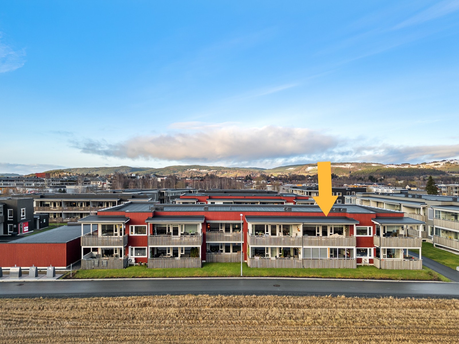 Flott beliggenhet på leiligheten. Galleribilde