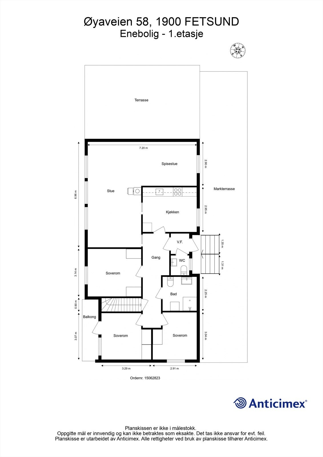 Plantegning - 1.etasje Galleribilde