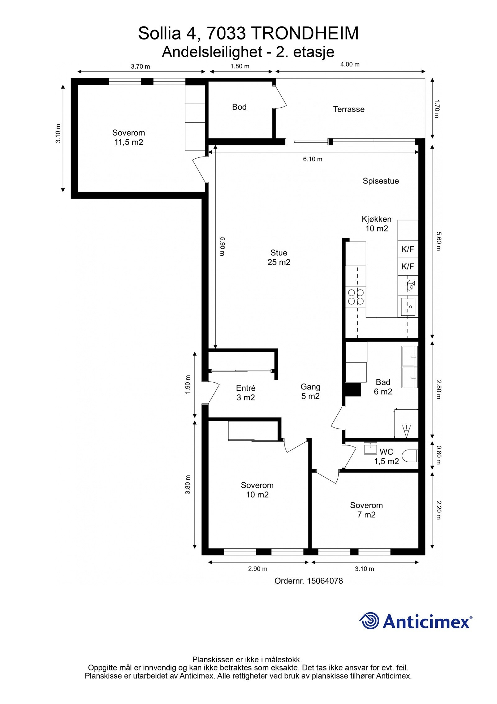 Plantegning Galleribilde