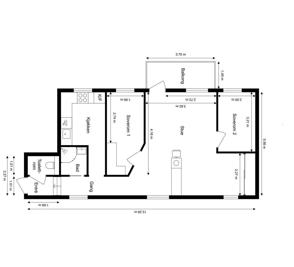 Plantegning Galleribilde
