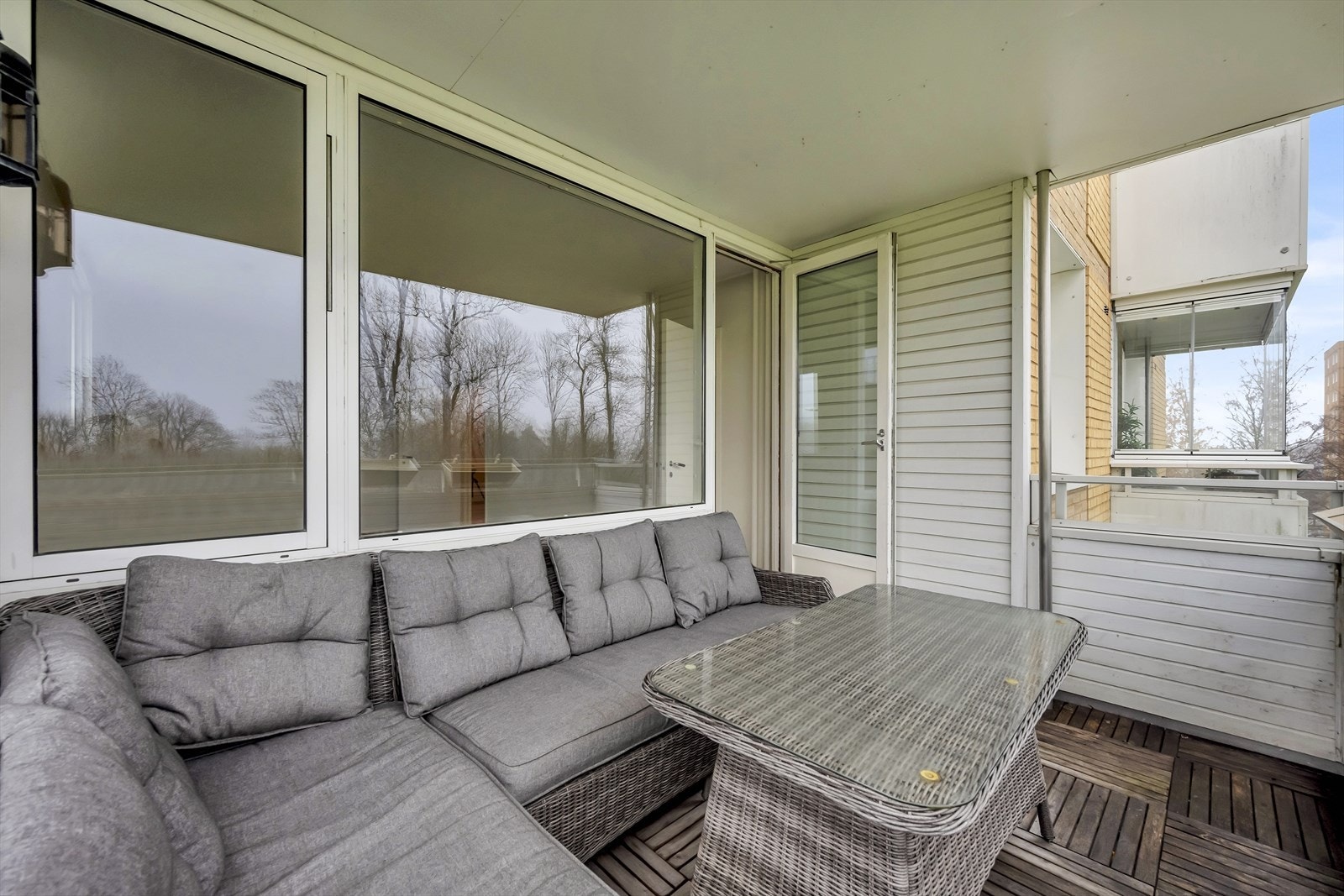 Fin plass til ønsket utemøbler. Galleribilde