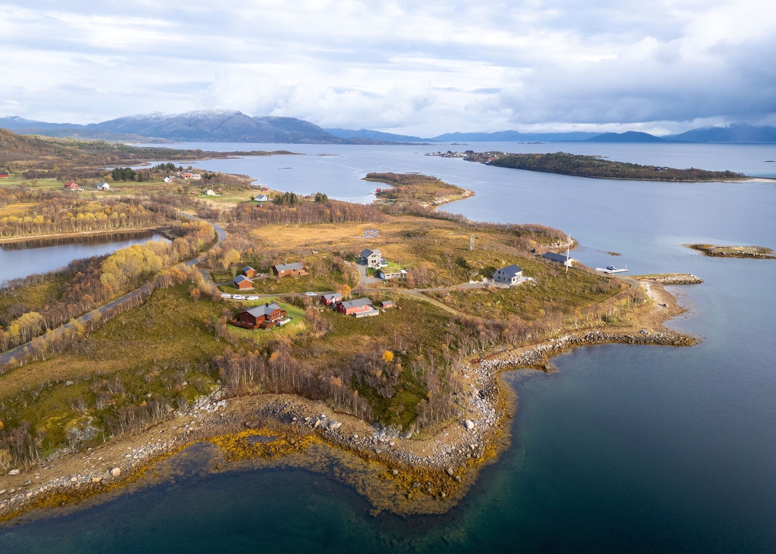 Eiendommen sett fra lufta Galleribilde