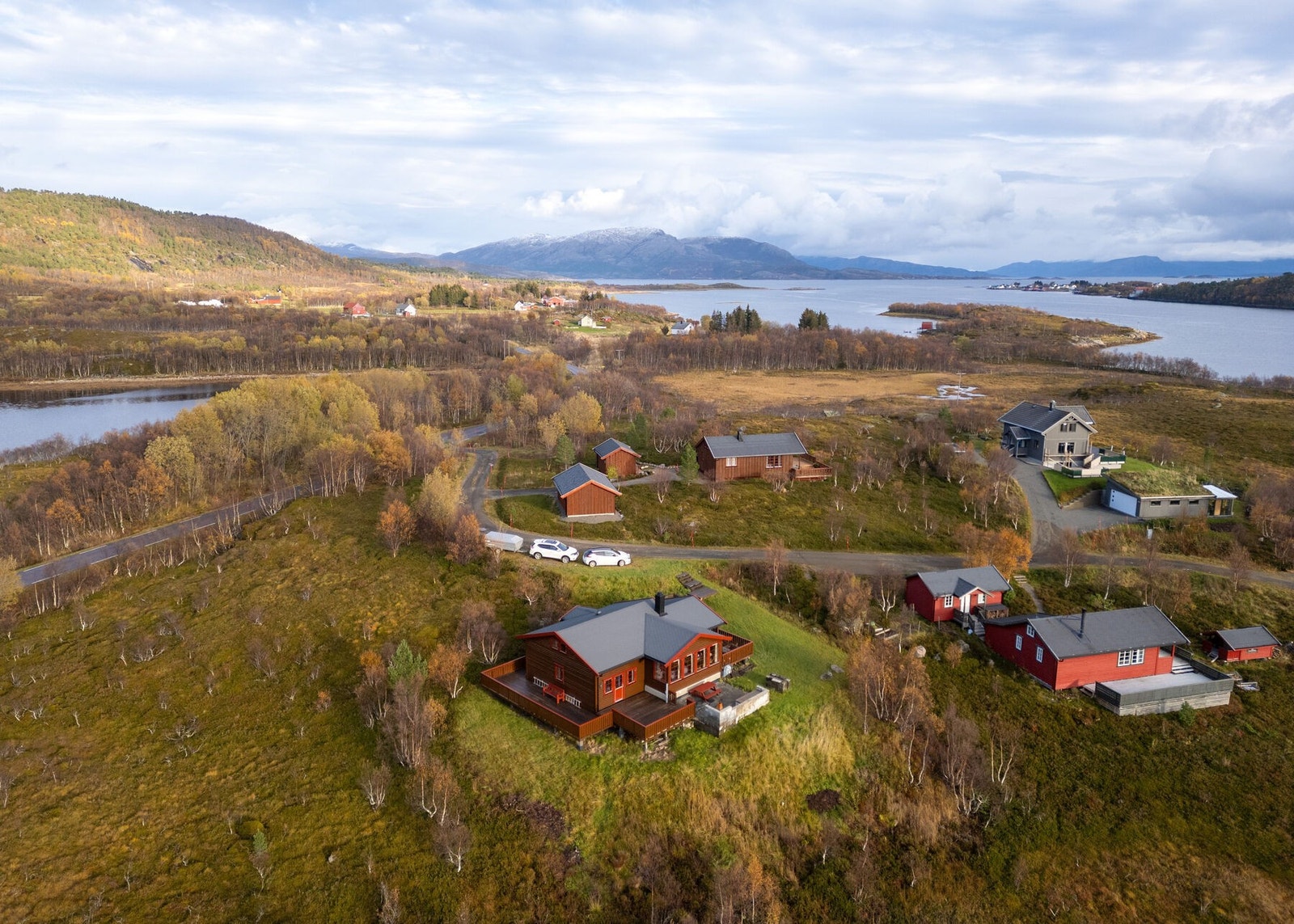 Eiendommen sett fra lufta Galleribilde