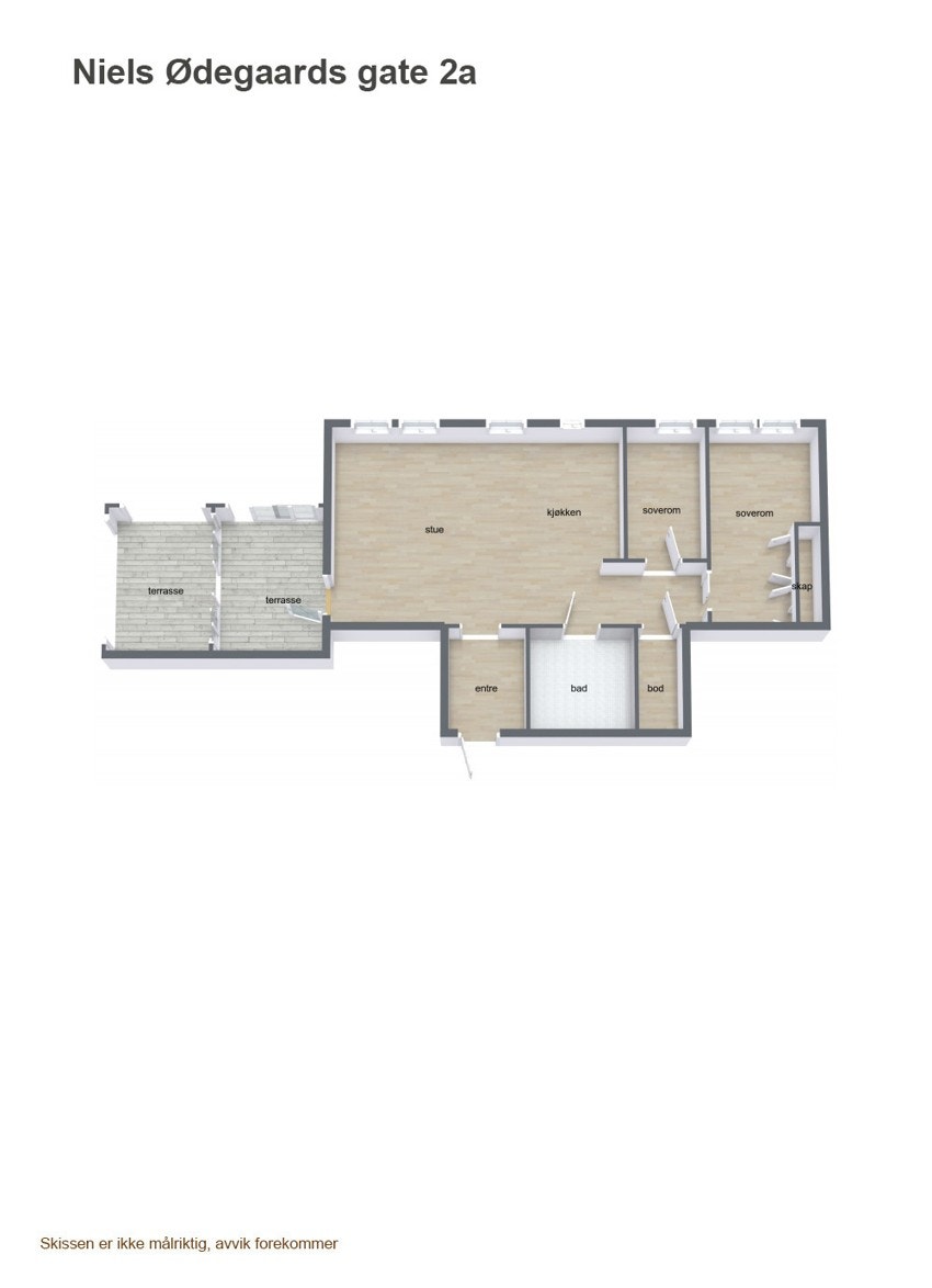 Plantegning Galleribilde