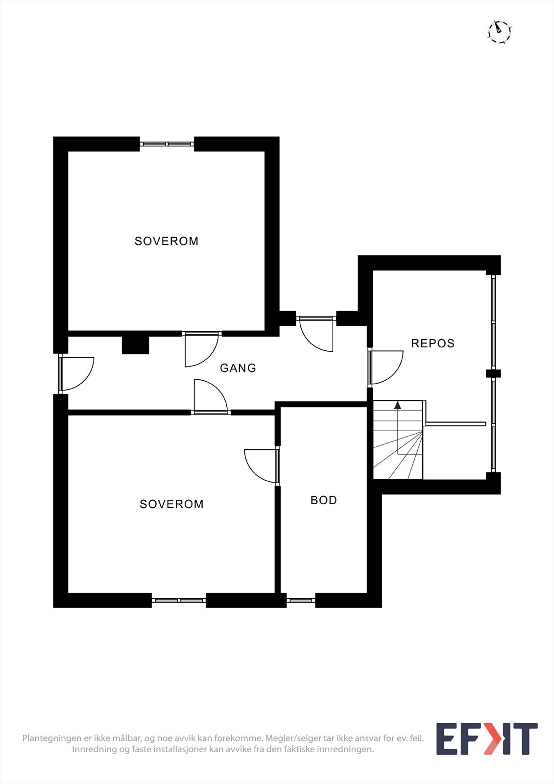 Plantegning 2. etasje Galleribilde