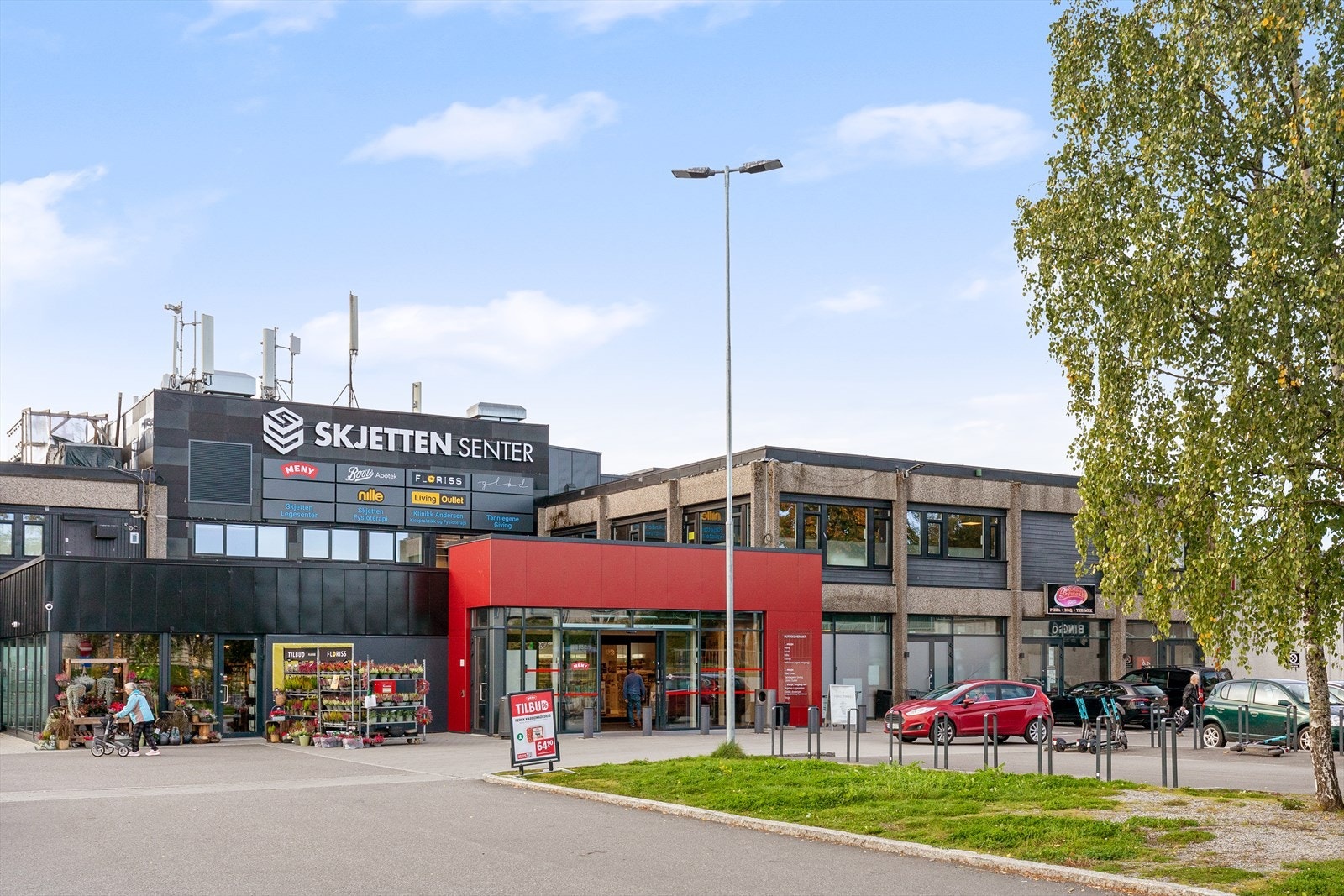 OmrådetKort gangavstand til Skjetten Senter. Galleribilde