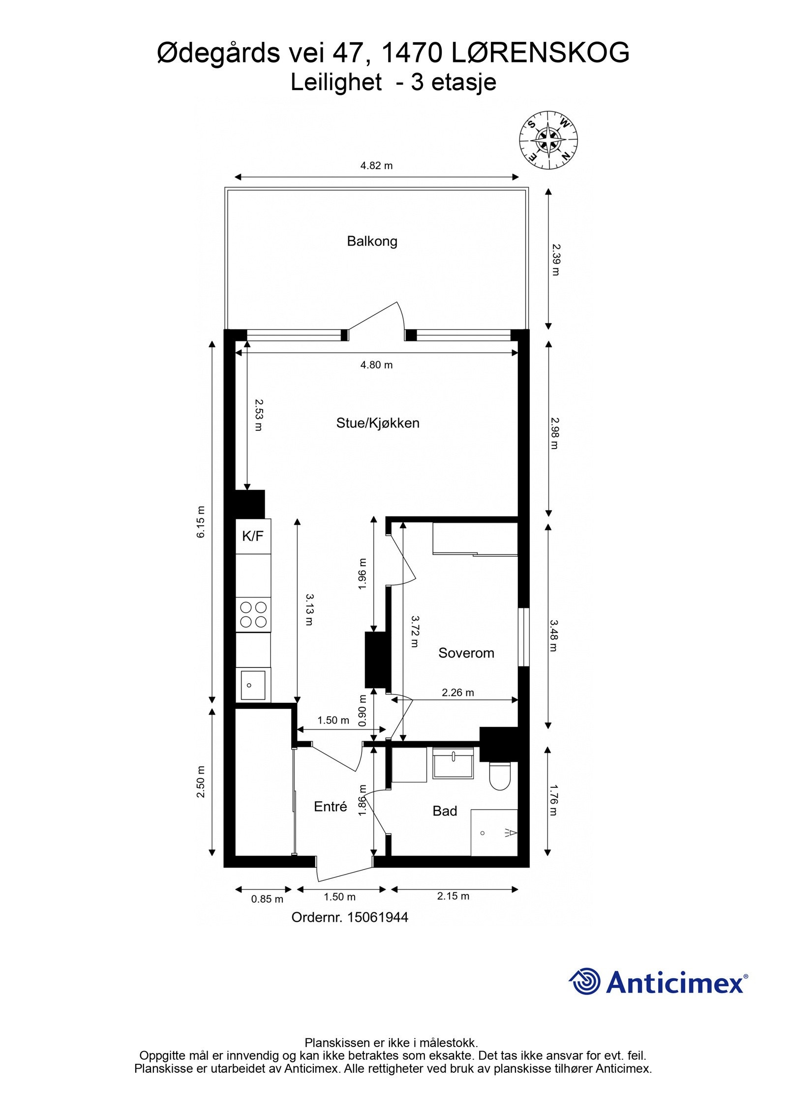 Planskisse Galleribilde