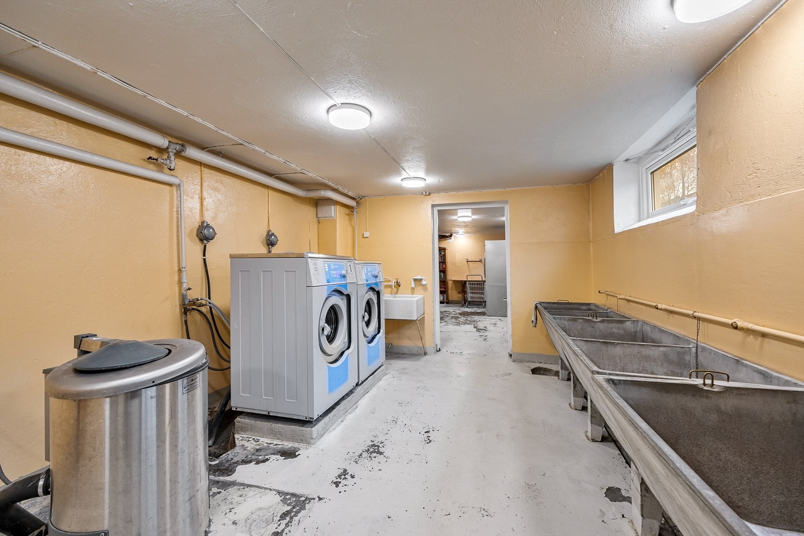 Felles vaskerom. Galleribilde