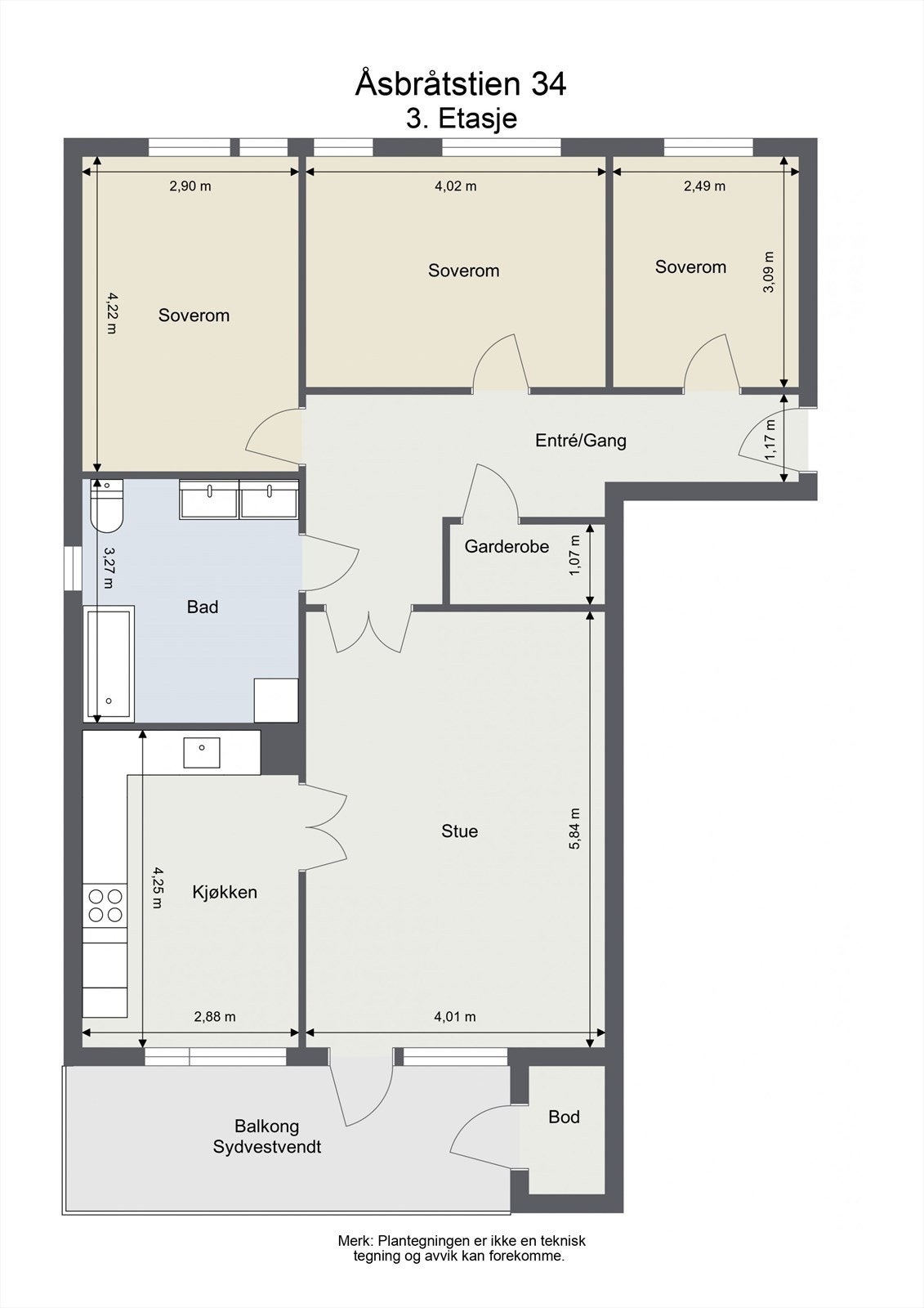 Plantegning Galleribilde