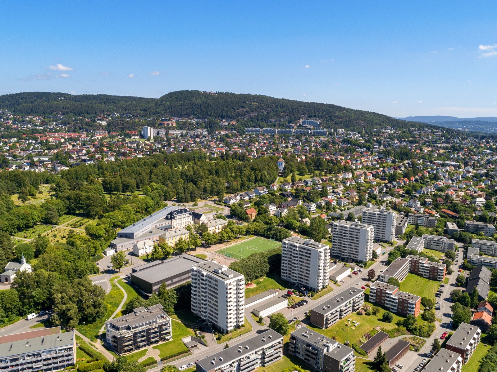 Dronefoto Galleribilde