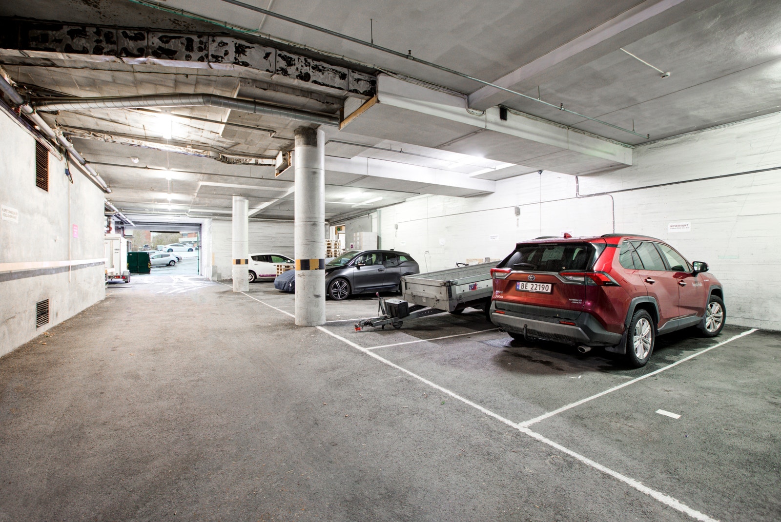 Felles kjøregang for bygget. Galleribilde