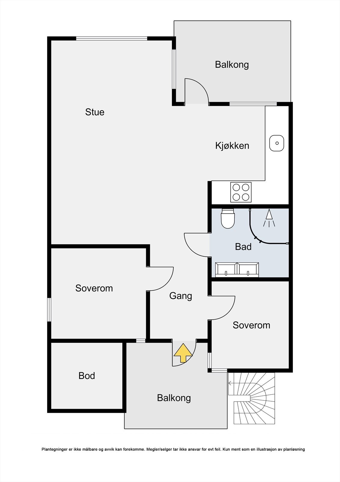 Plantegning Galleribilde