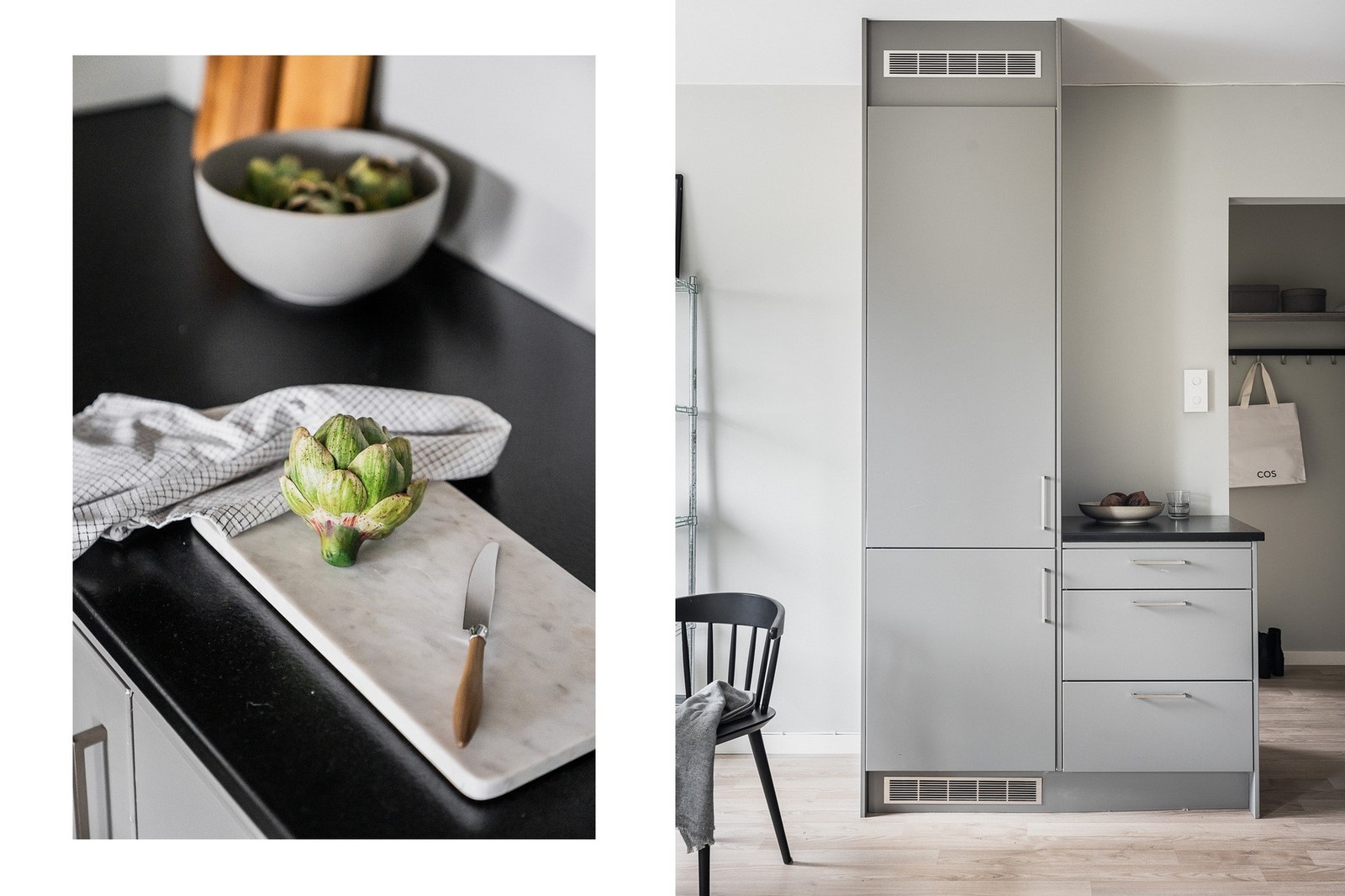 Plassen er godt utnyttet, og kjøkkenet har rom for mye oppbevaring. Galleribilde