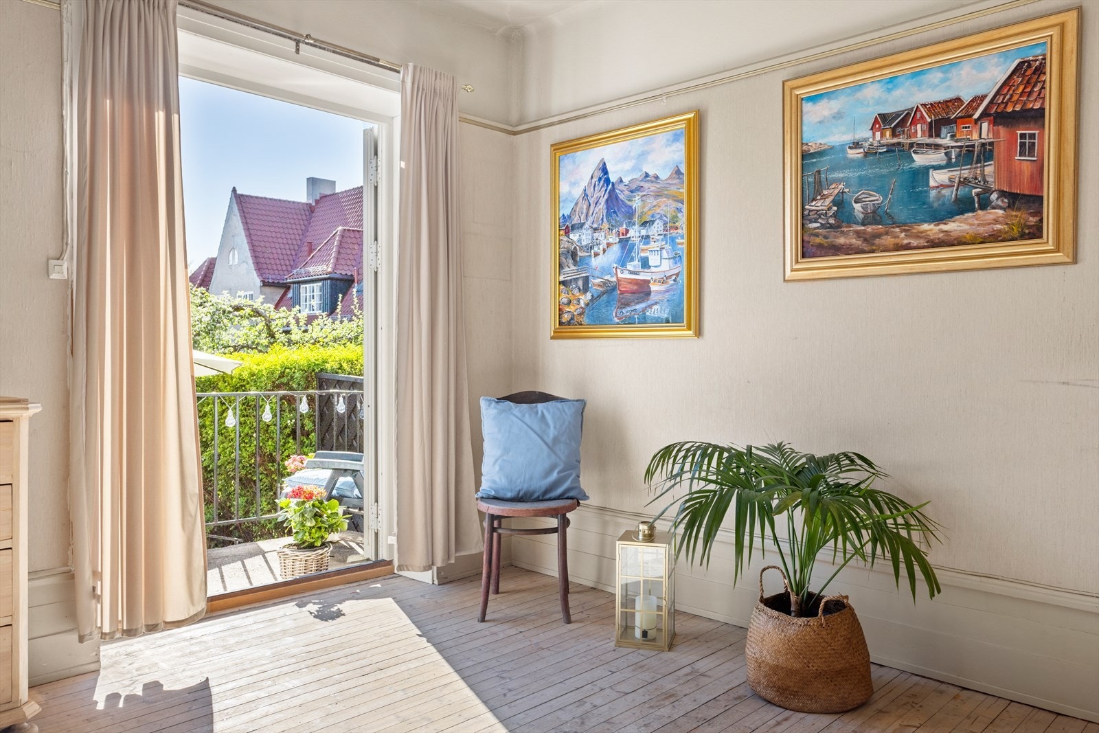 Den direkte utgangen gjør tilgangen enkel hele året rundt, og er svært etterspurt i Ullevål Hageby. Galleribilde