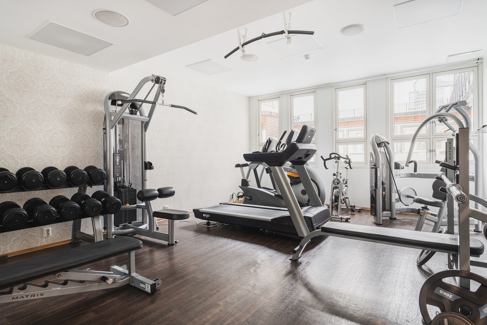 Treningsrom med gode fasaliteter Galleribilde