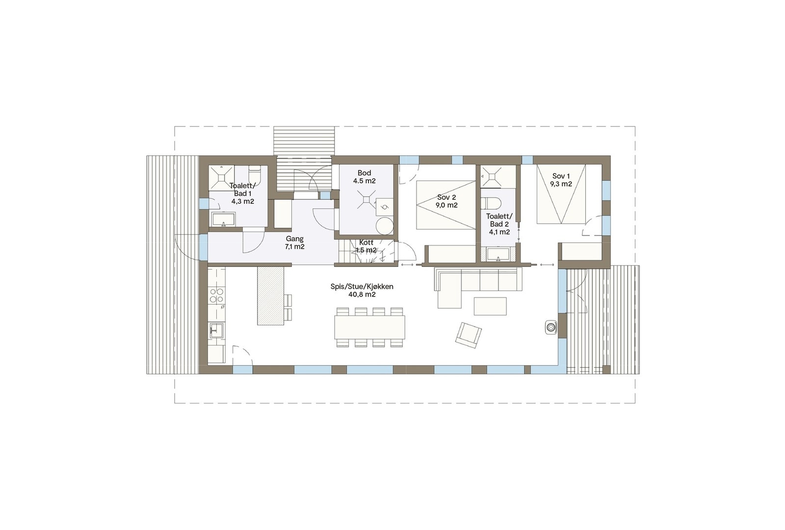 Plantegning hovedplan, Vy 23 ATH Galleribilde