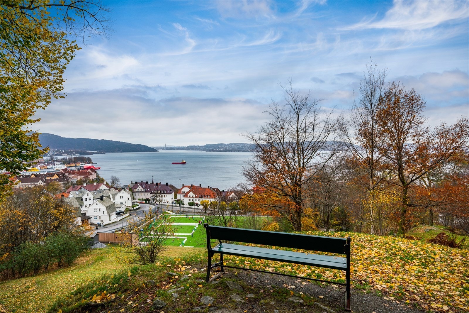 - Her bor du svært sentralt men likevel omkranset av nydelig natur og turmuligheter - Galleribilde