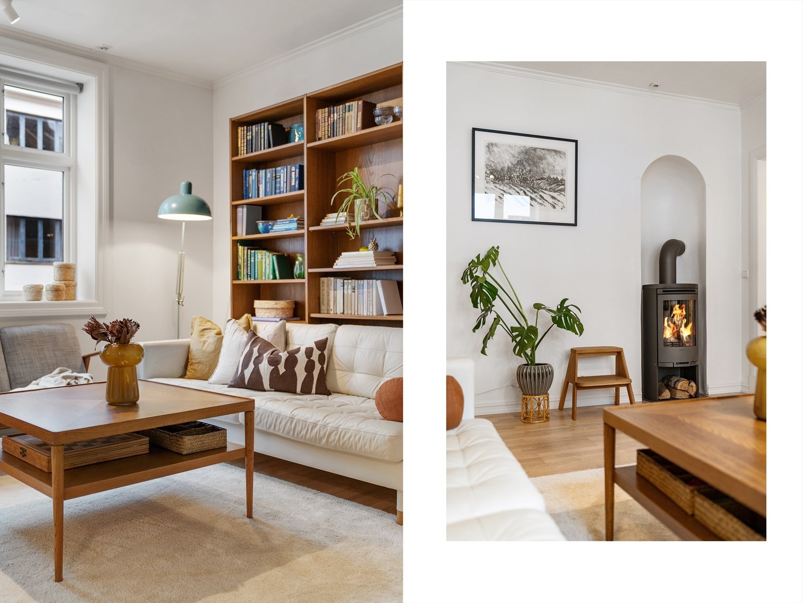 - Stuen måler 17m² og har god plass til ønsket møblement - Galleribilde