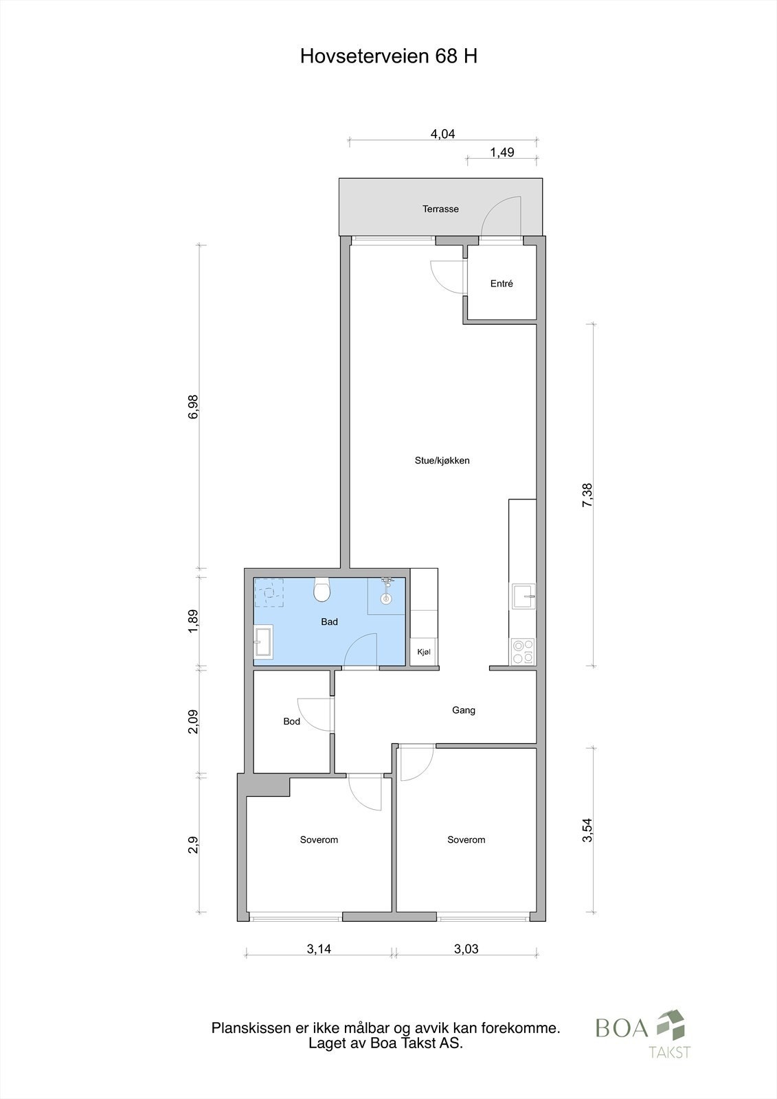 Plantegning Galleribilde