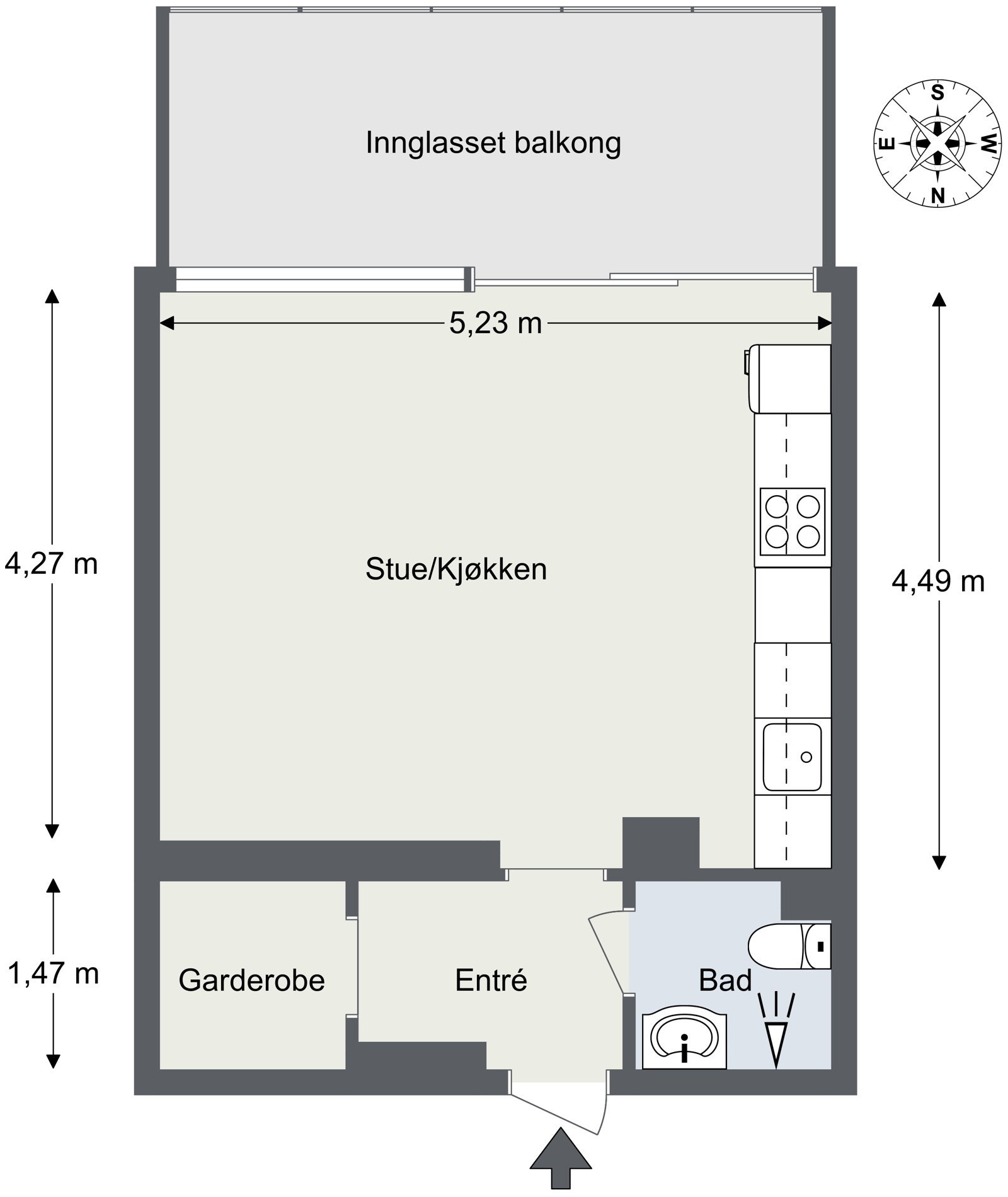 Plantegning Galleribilde