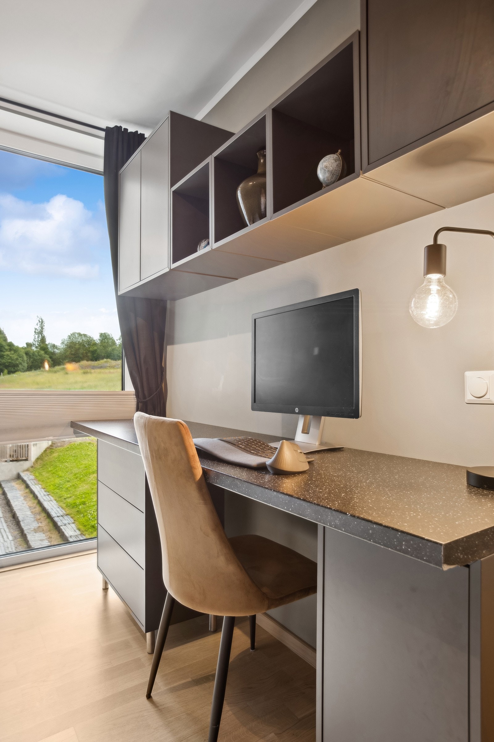 Flott utsyn fra soverommet. Galleribilde