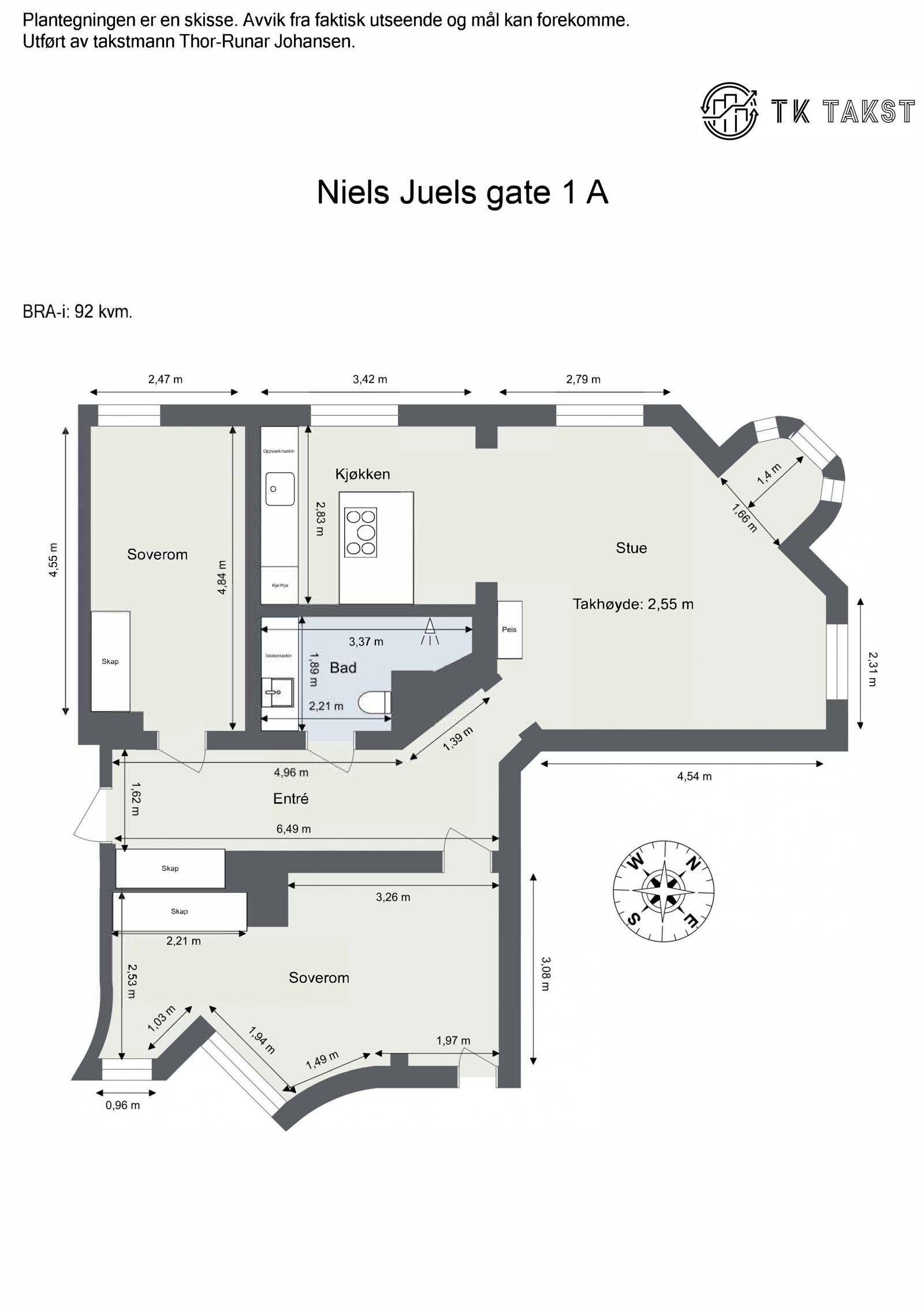 Plantegning Galleribilde