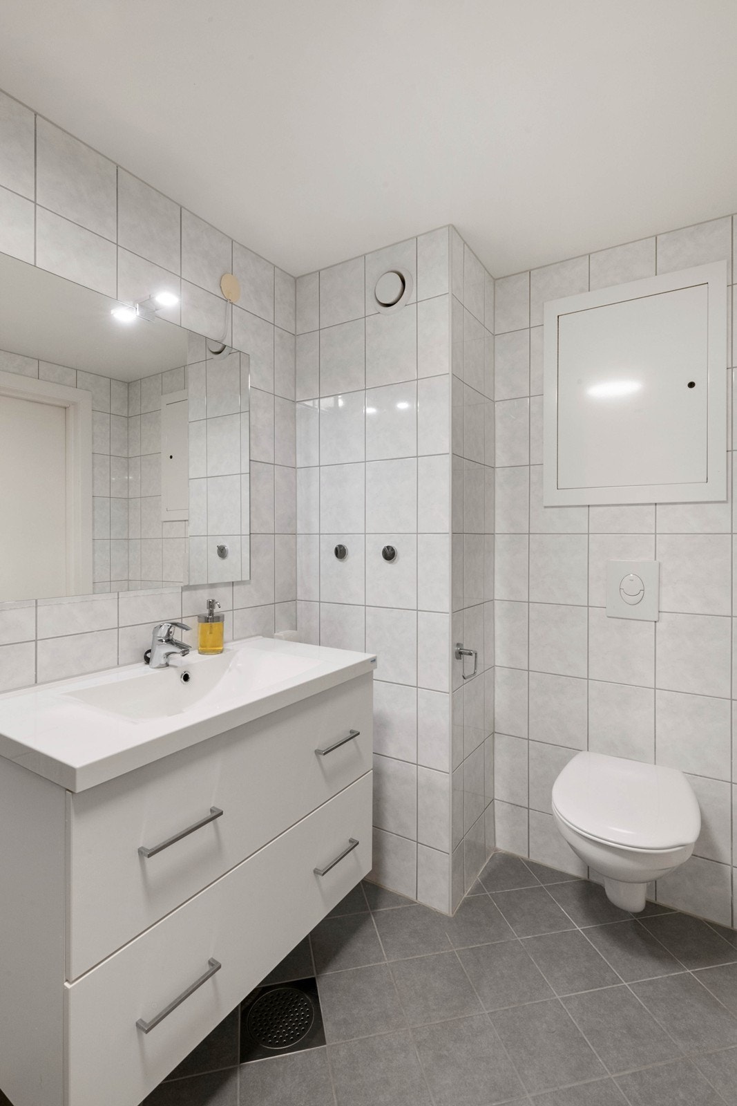 Badet er noe utvidet og har en god størrelse Galleribilde