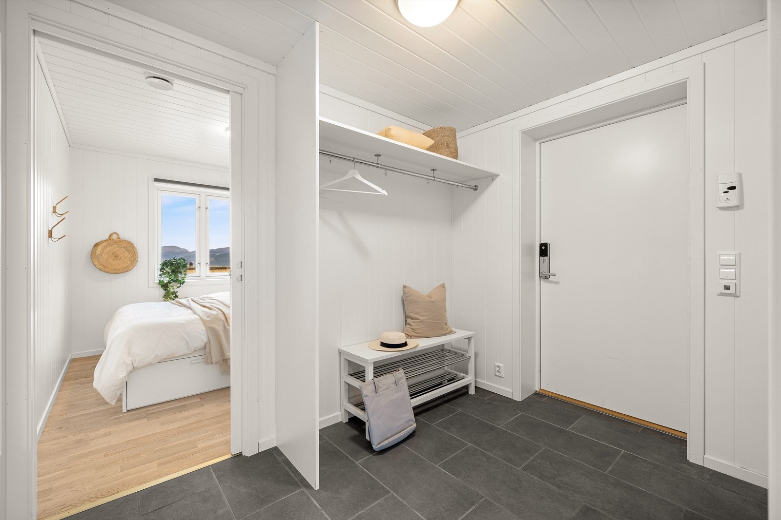 Hovedsoverommet ligger ved entreen Galleribilde