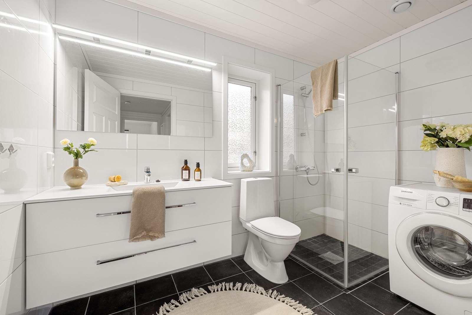 Badet har opplegg for vaskemaskin Galleribilde