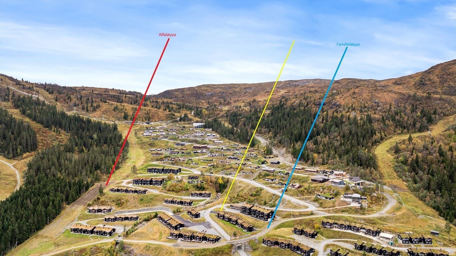 Nærhet til alpinbakkene Galleribilde