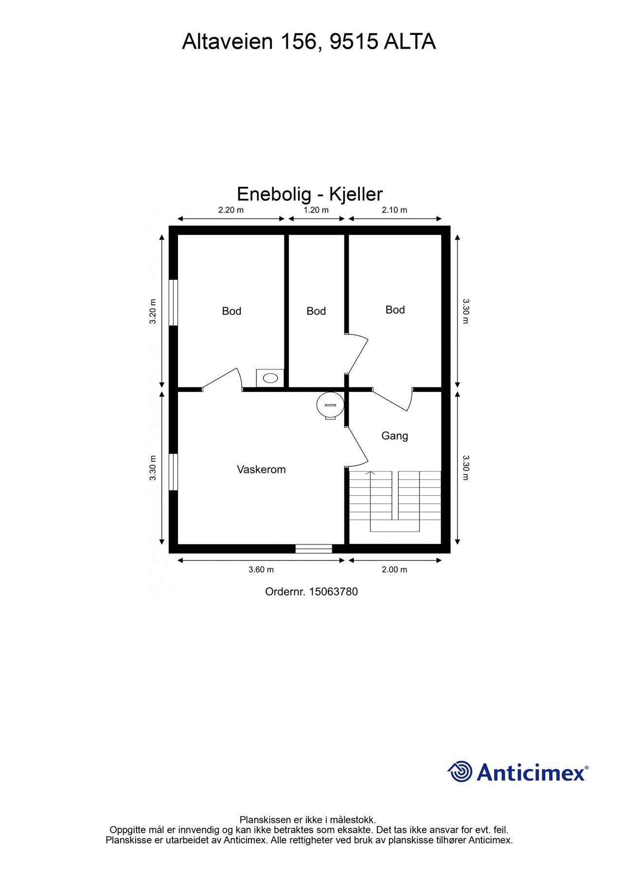 Plantegning Kjeller Galleribilde