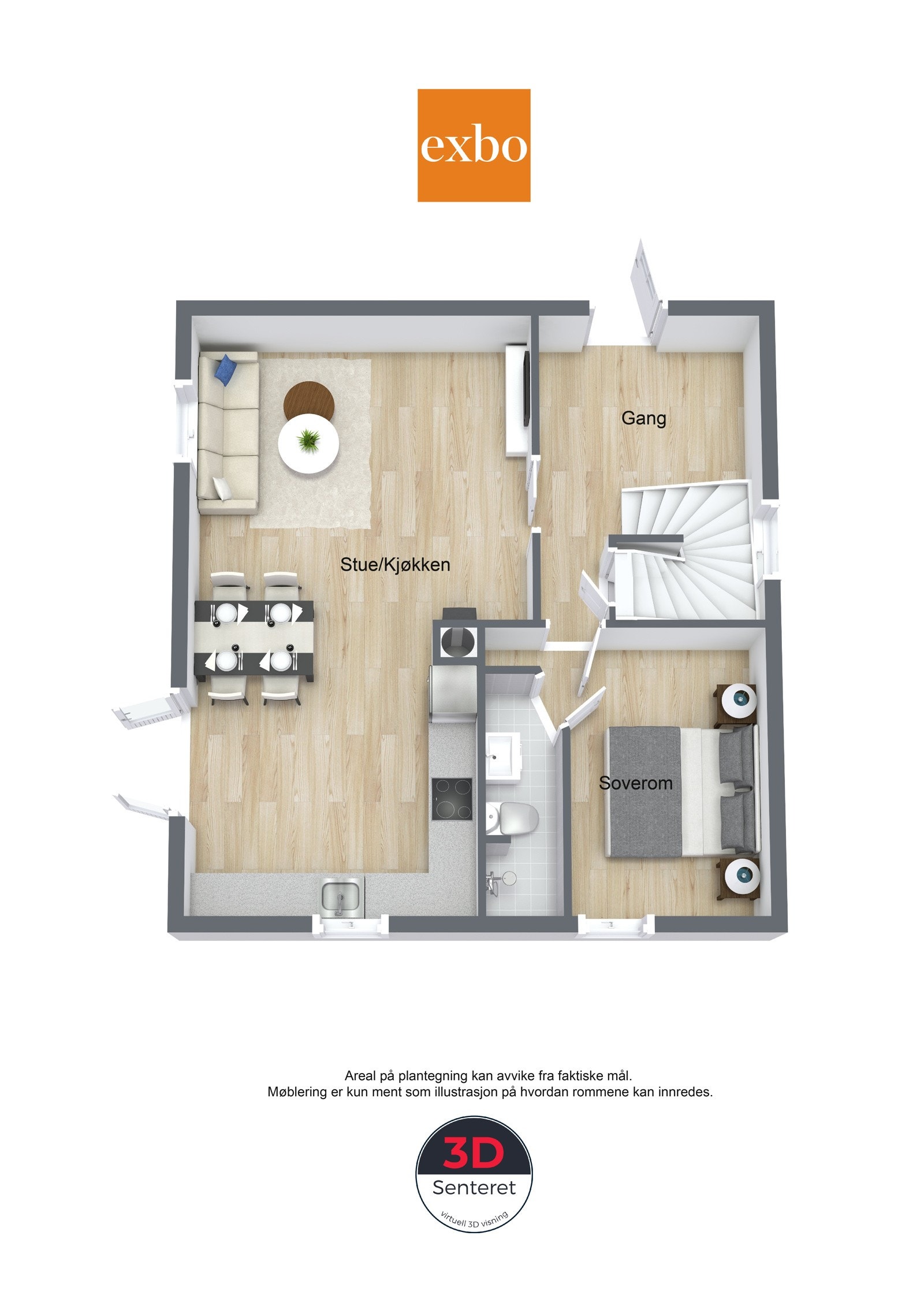 Plantenging 1. etg. Galleribilde