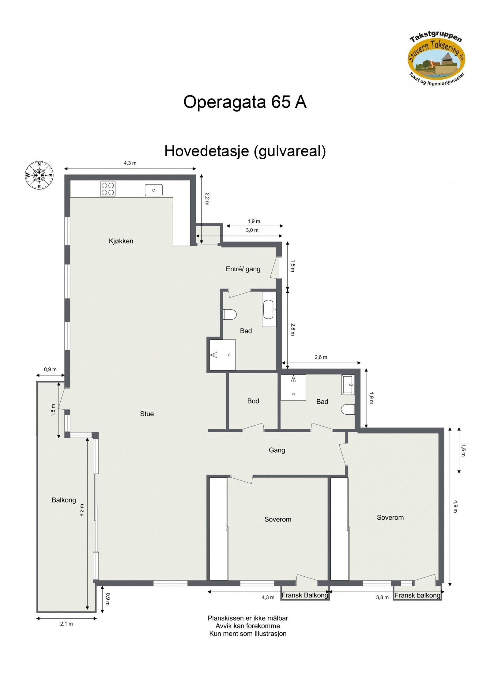 Plantegning. Galleribilde