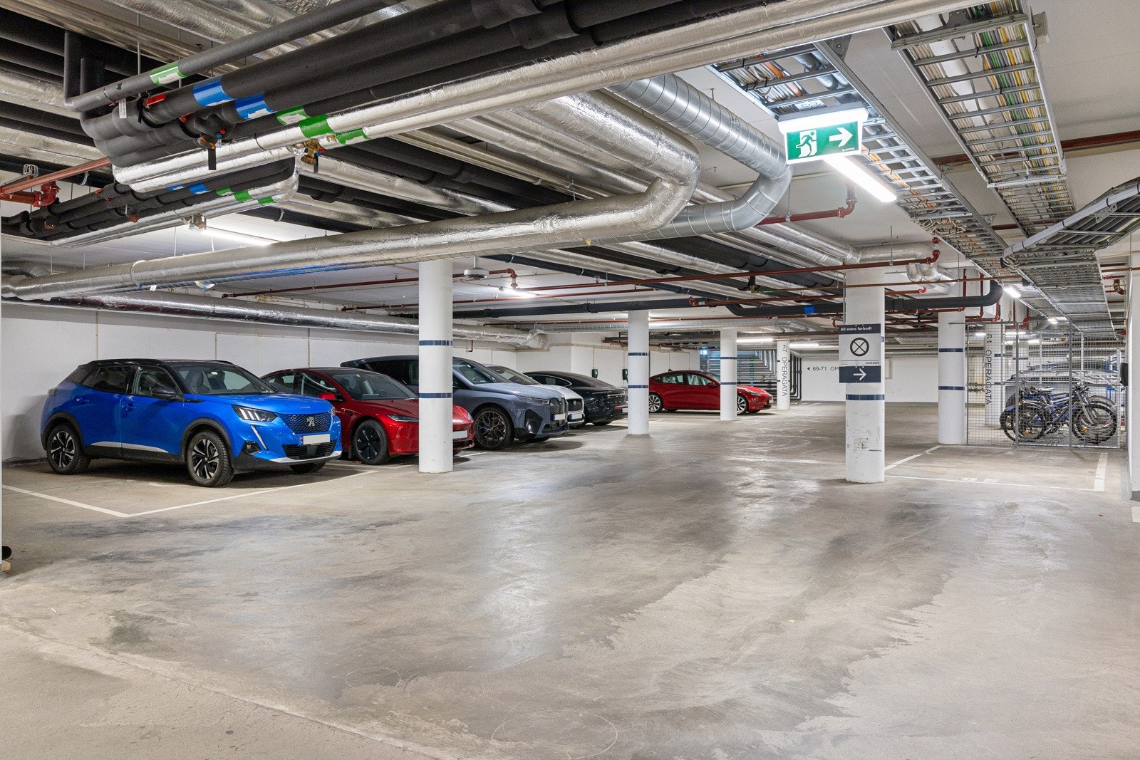 Mulighet for å leie parkeringsplass av andre seksjonseiere. Galleribilde