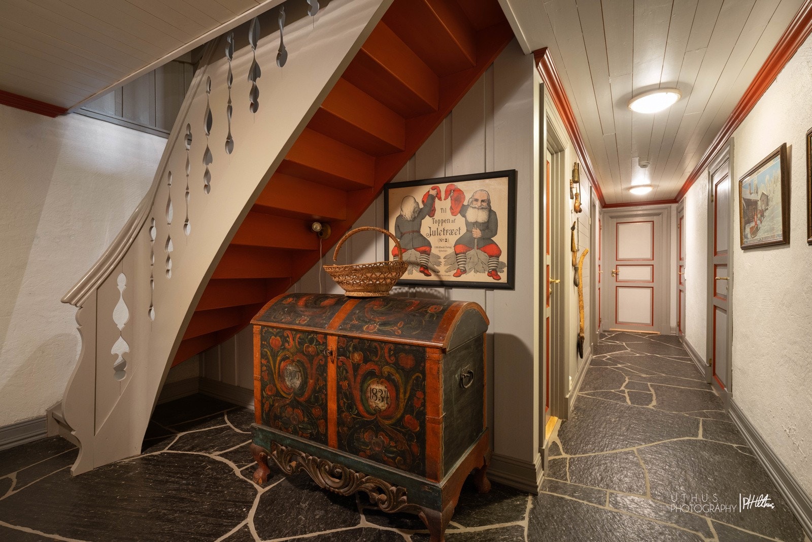 Gang i kjeller Galleribilde