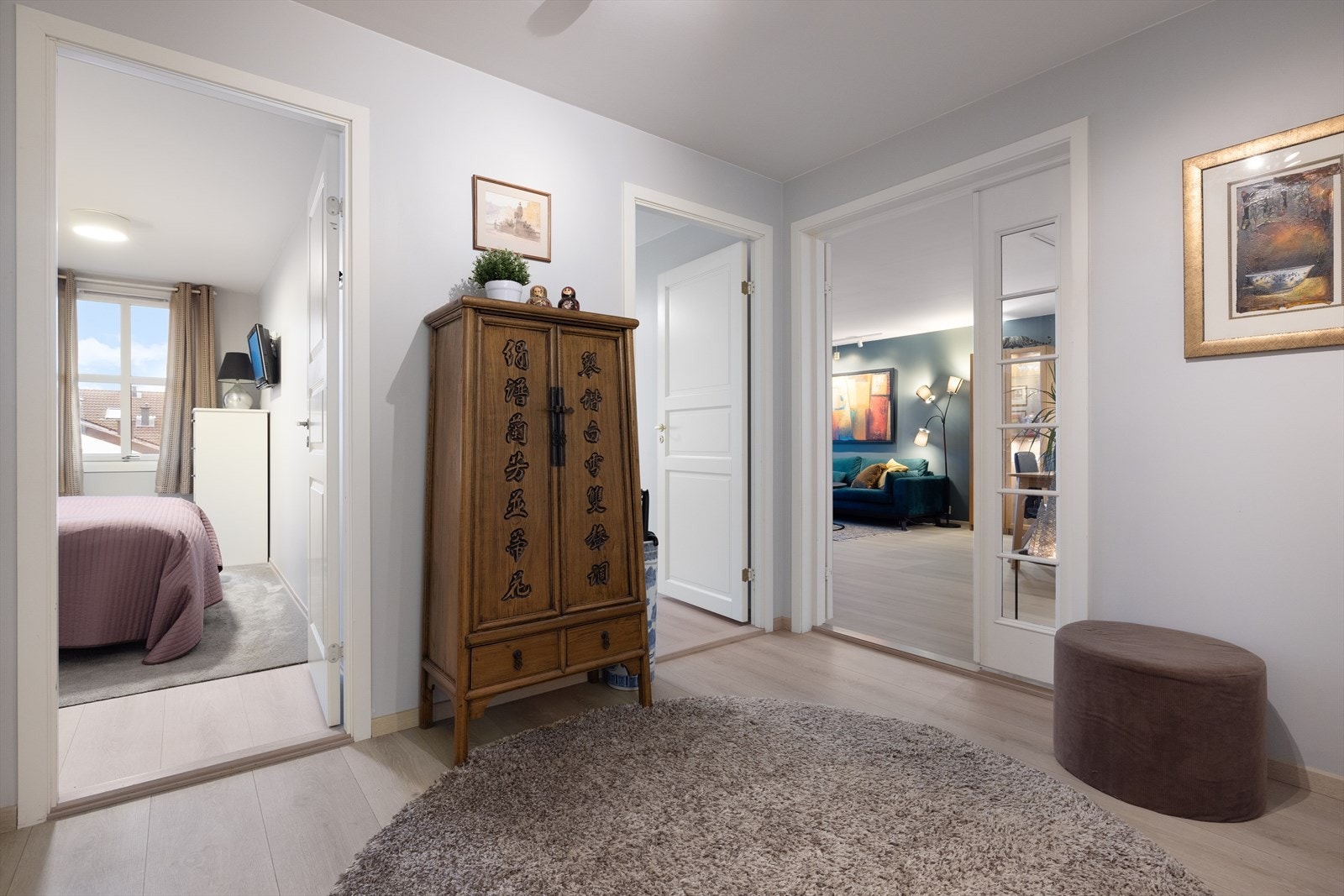 Hele leiligheten vender bort fra Ullevålsveien og mot indre gårdsrom. Galleribilde