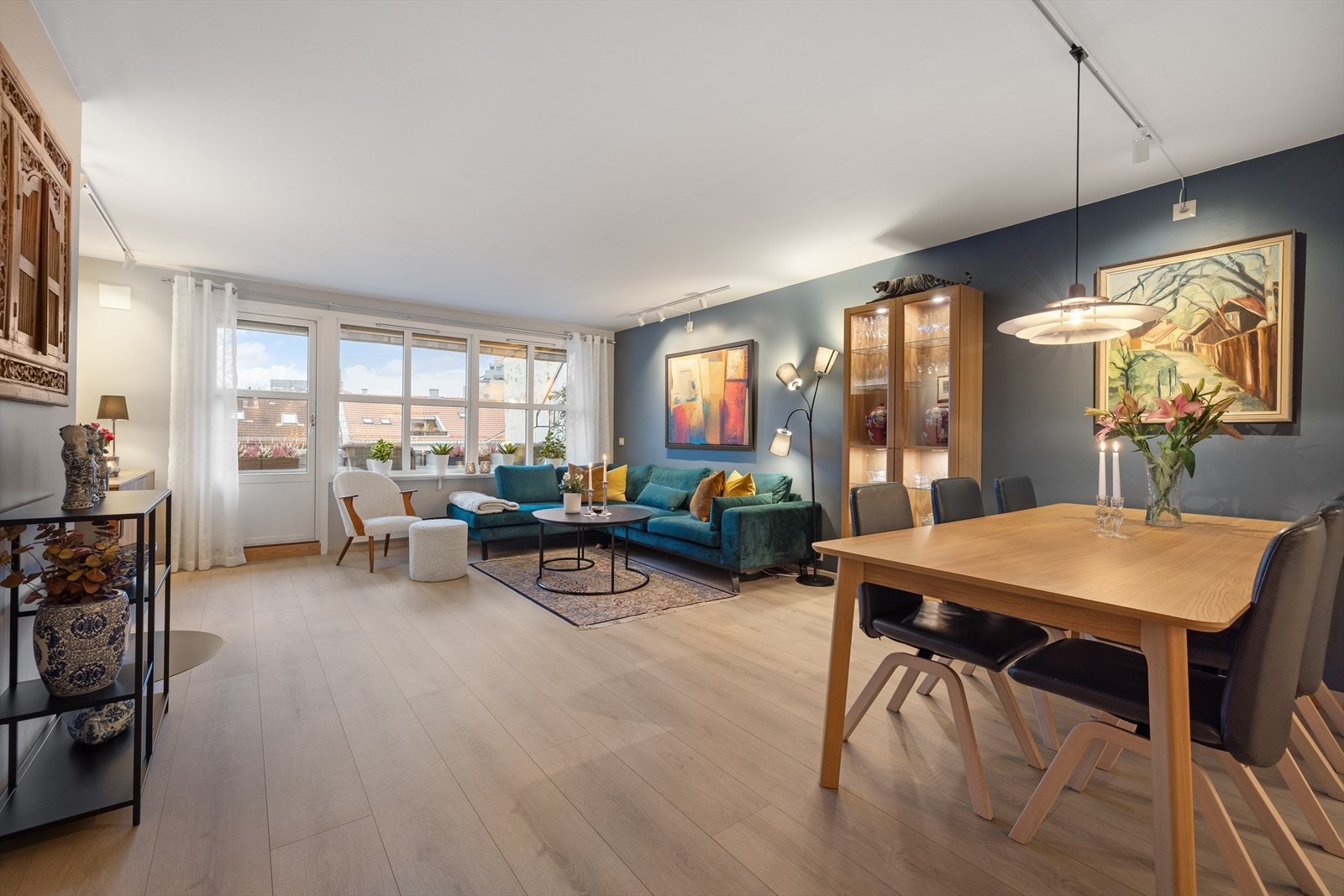 Leiligheten har en meget god planløsning, noe som gjør det enkelt å møblere. Galleribilde