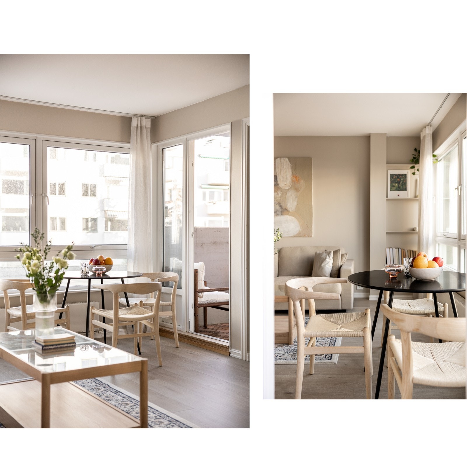 Hele leiligheten er vendt mot rolig bakgård. Galleribilde