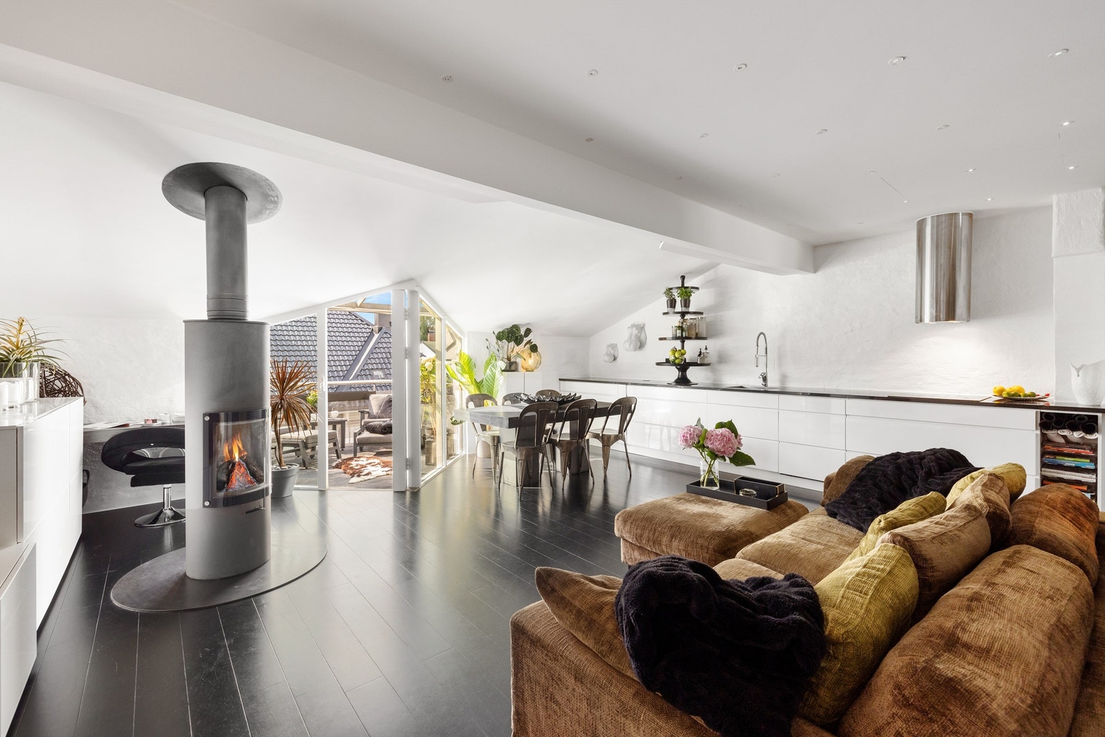 Dette er en helt unik og praktisk topp/- loftsleilighet! Galleribilde