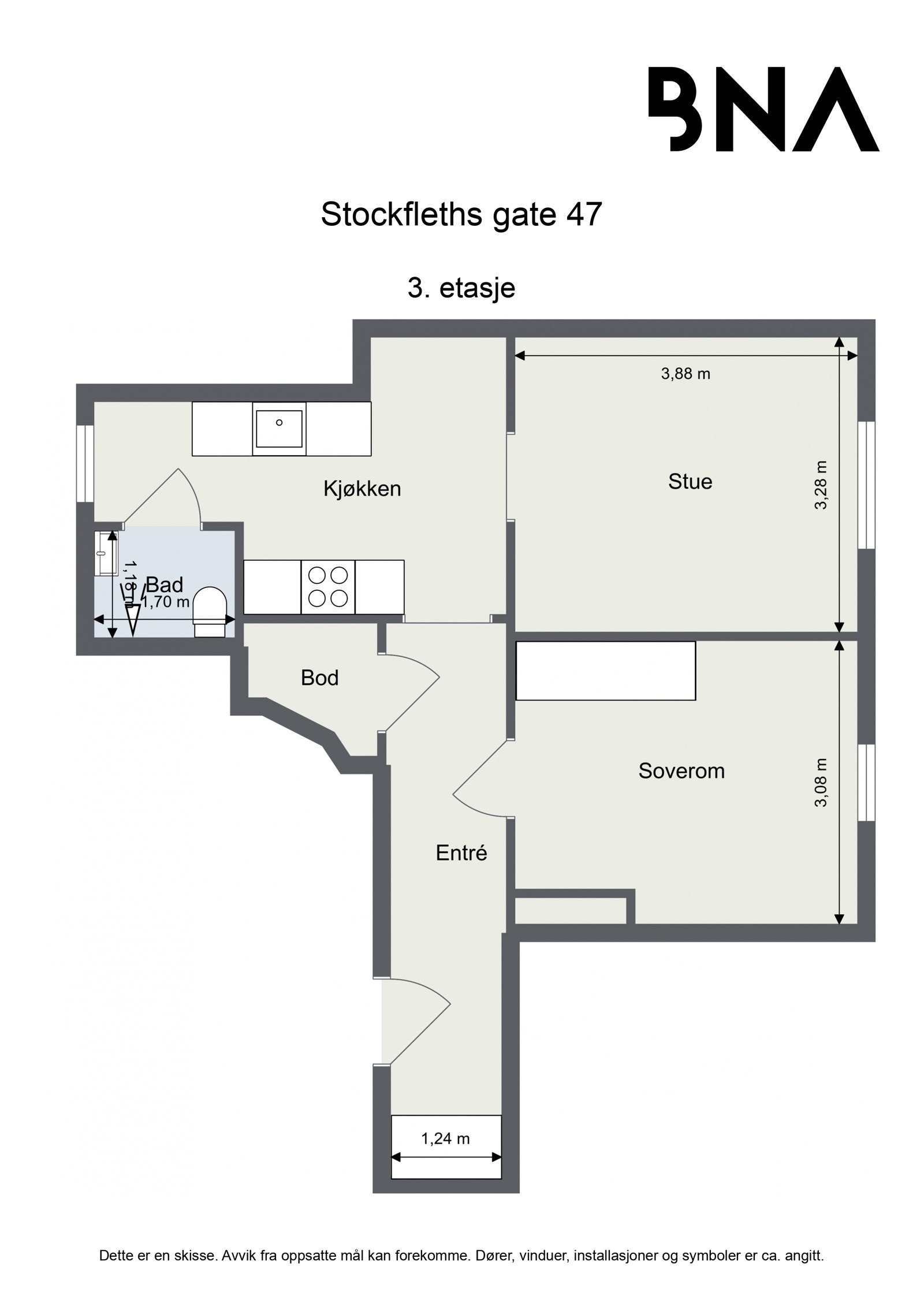 Plantegning Galleribilde