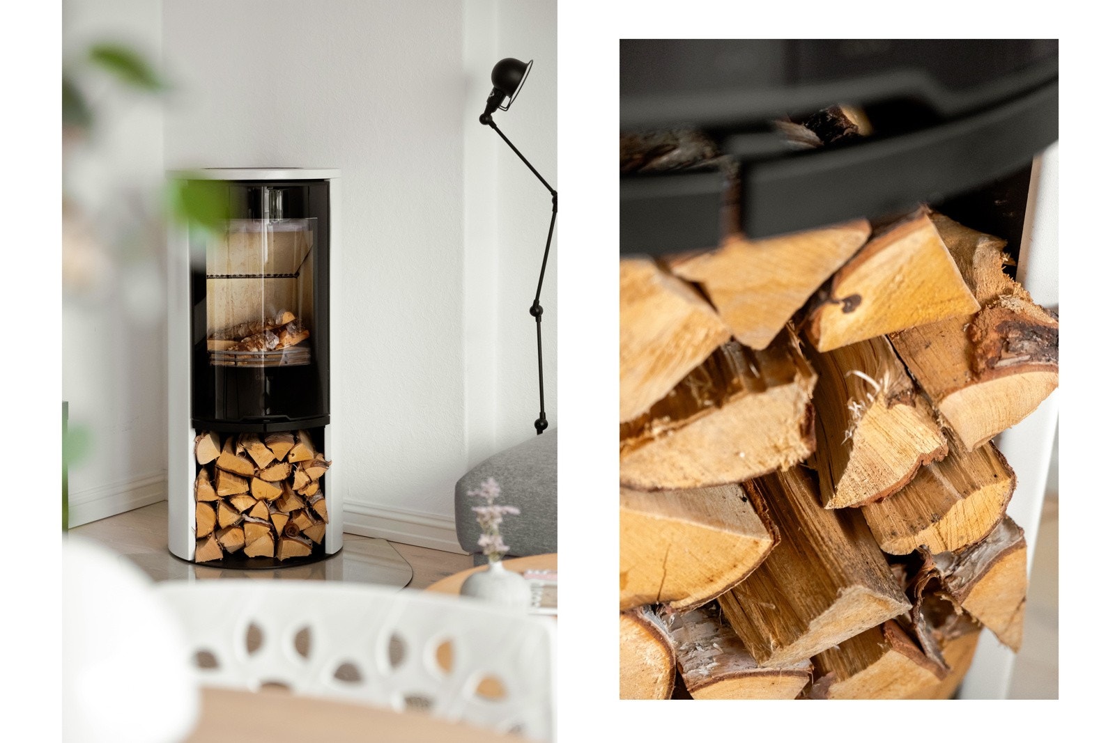 Vi lover at den lune peisovnen varmer godt på kalde høst- og vinterdager. Galleribilde