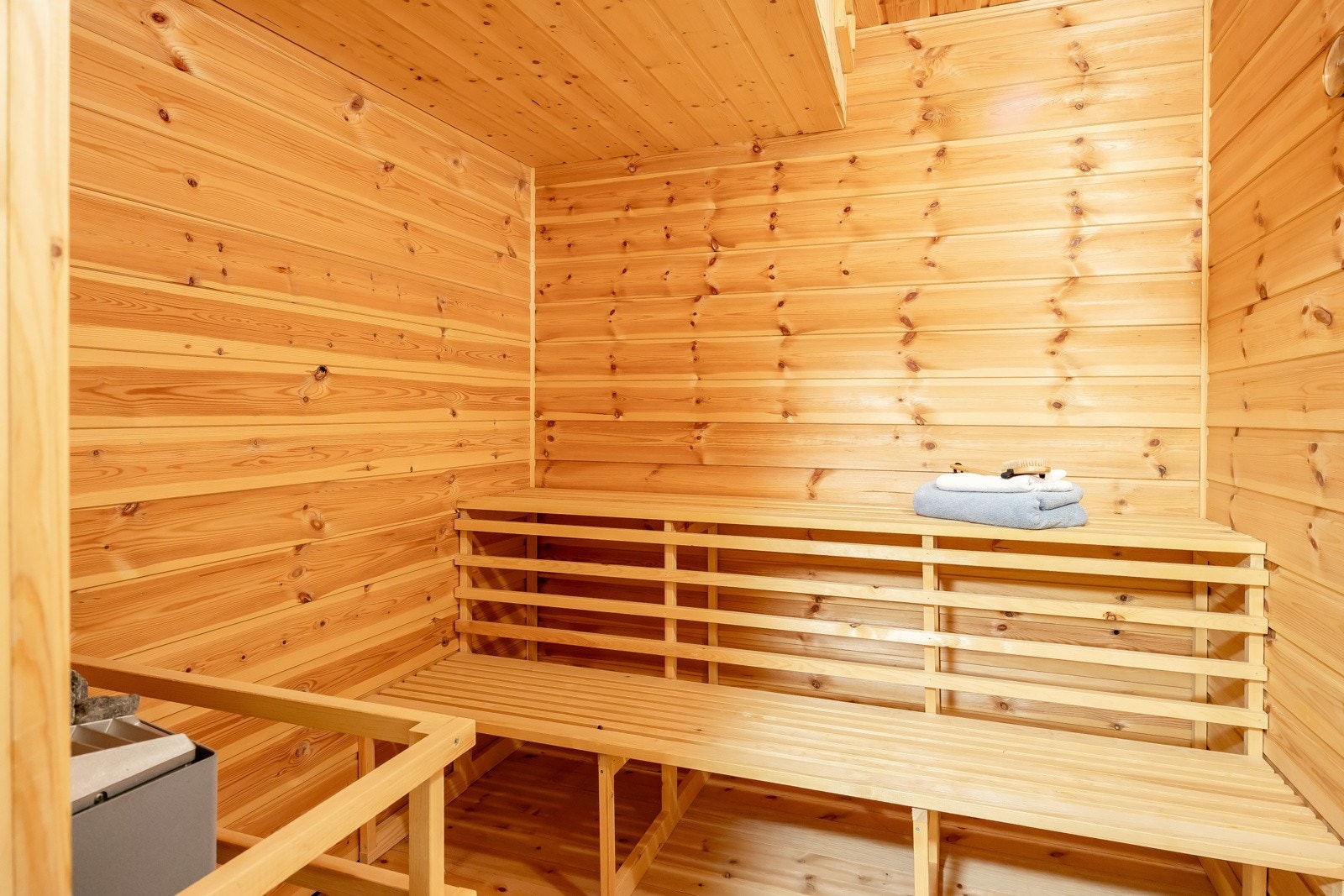 I tilknytning til badet ligger egen badstue Galleribilde