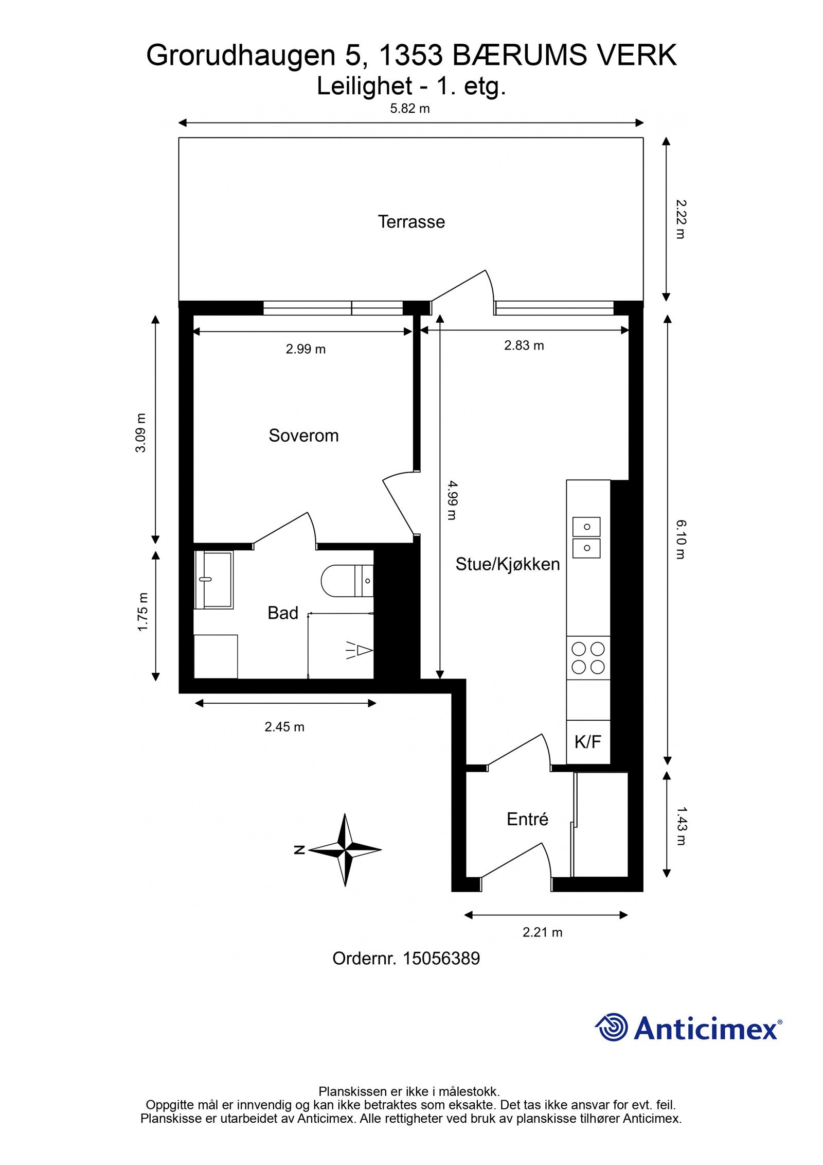 Plantegning Galleribilde