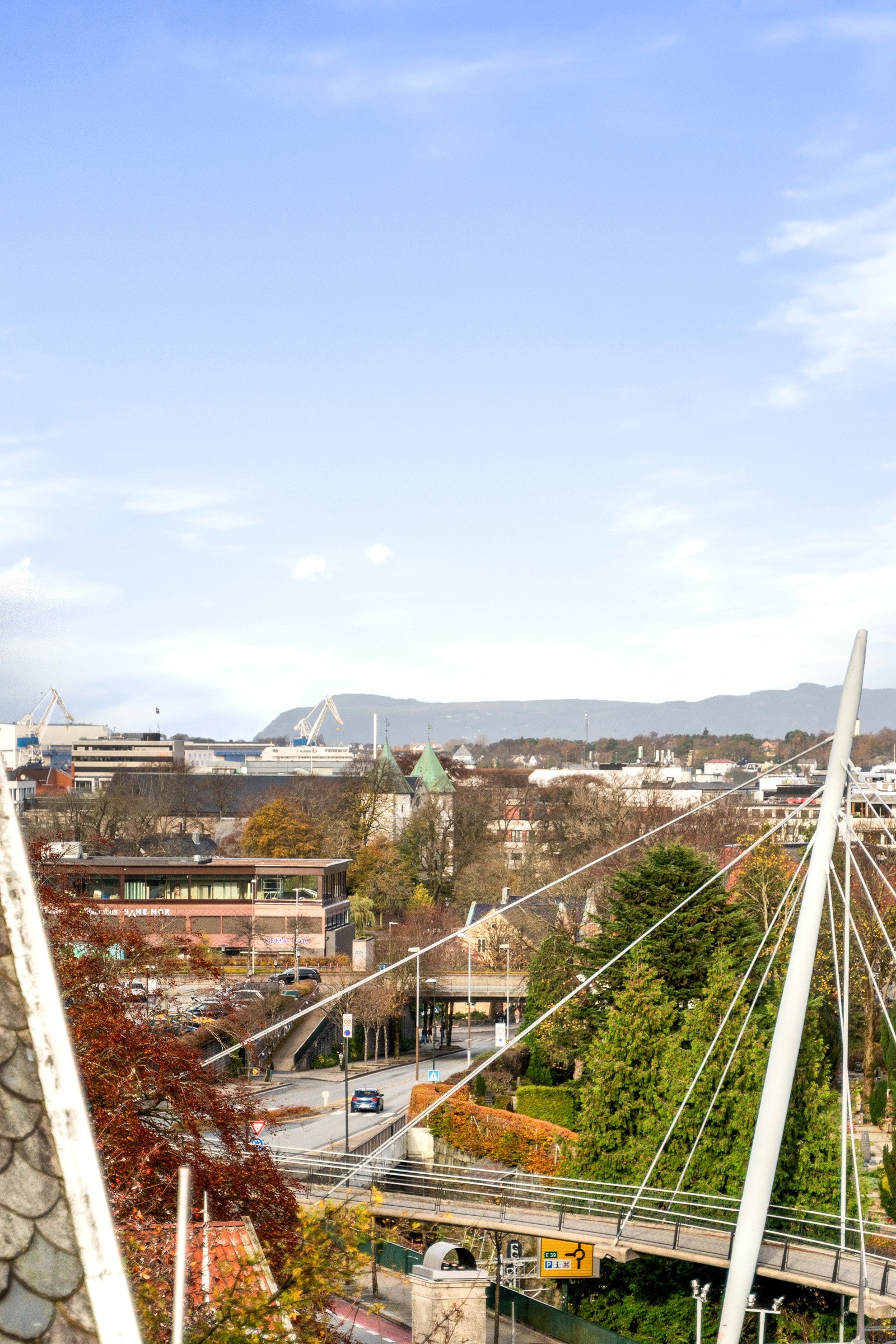 Utsikt fra terrasse Galleribilde