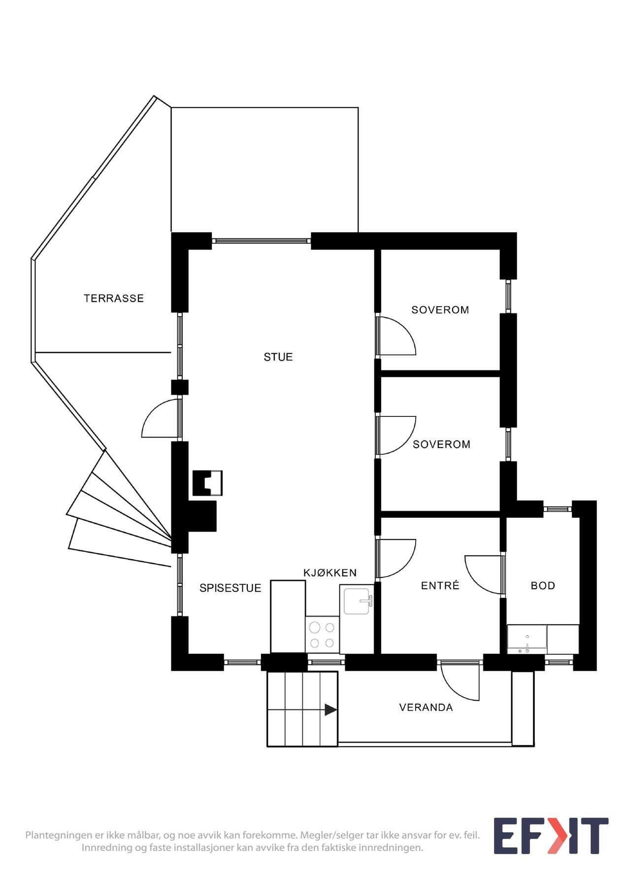 Plantegning Galleribilde