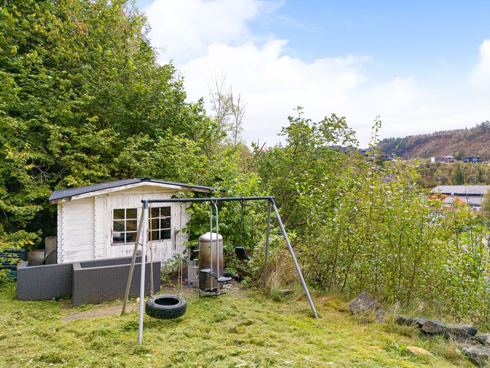 Uthus på eiendommen som er målt til 4 kvm. Galleribilde