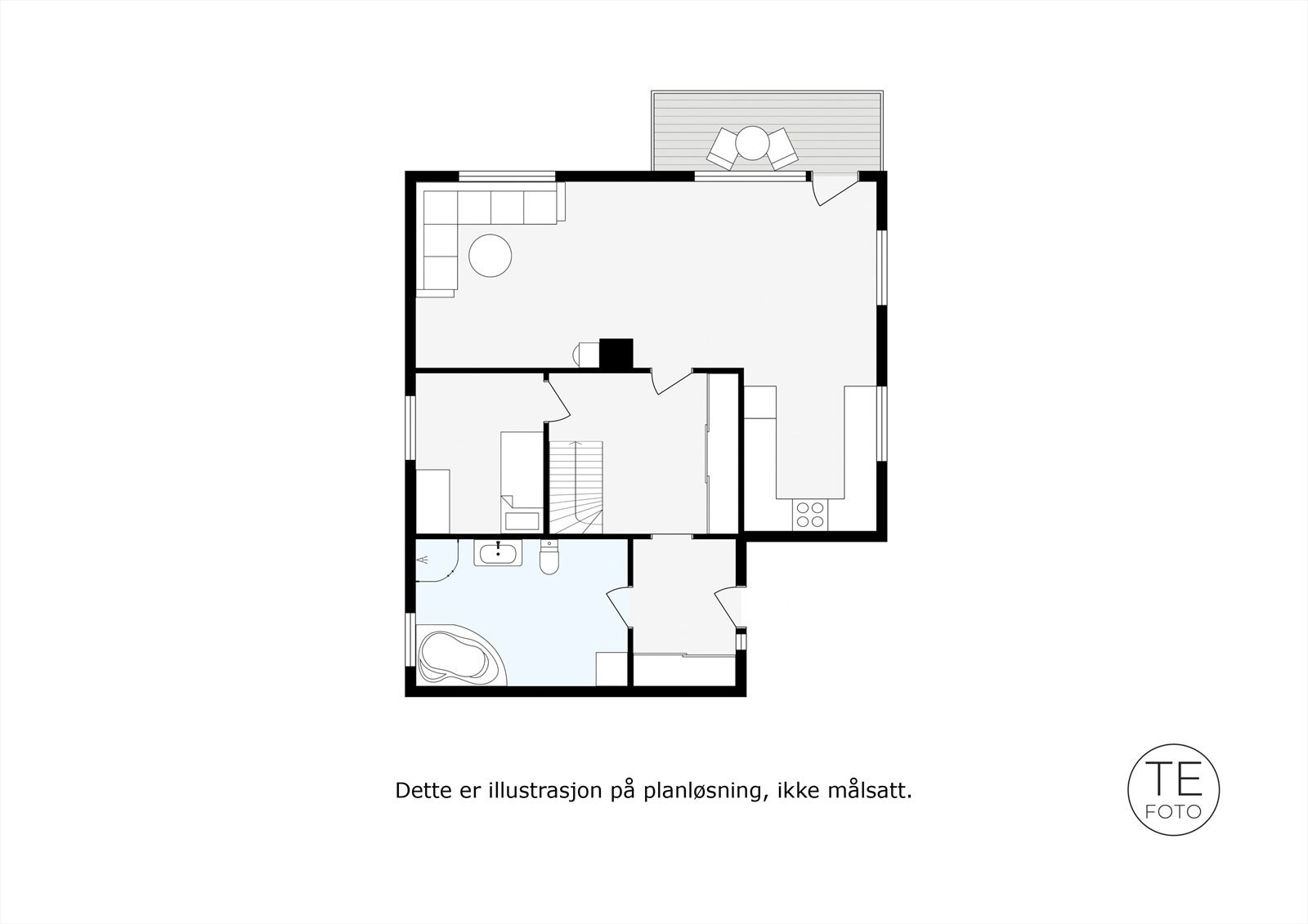 Plantegning . 1 etasje Galleribilde