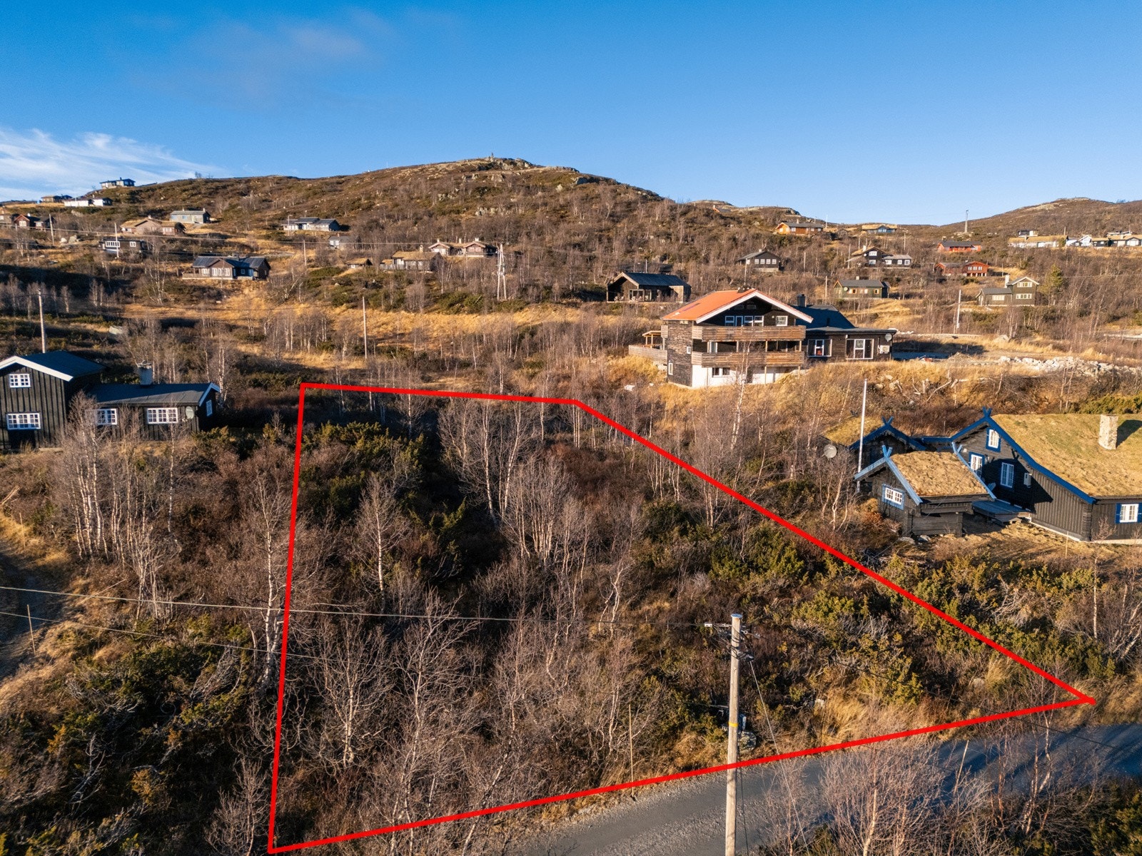 Einedomsgrensene er ikke eksakte på skissen, ment som illustrasjon Galleribilde