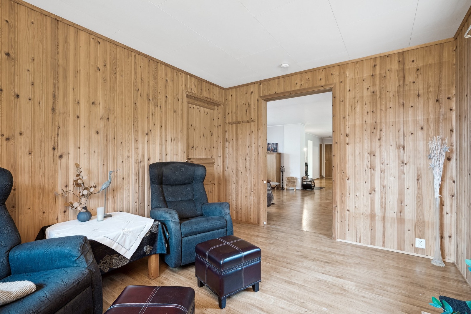 Tv-stue - tilbygget i ca 1998. Galleribilde