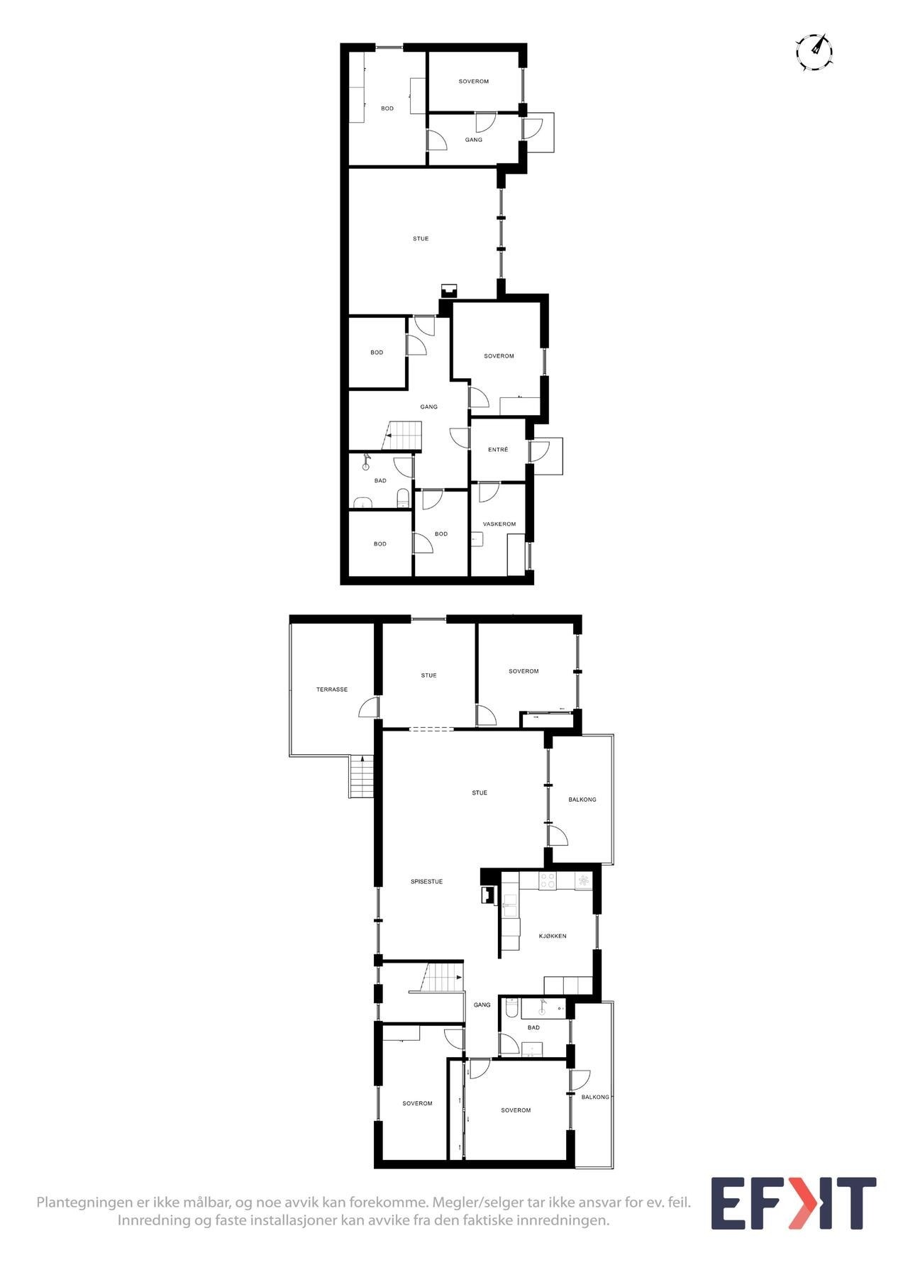 Plantegning Galleribilde
